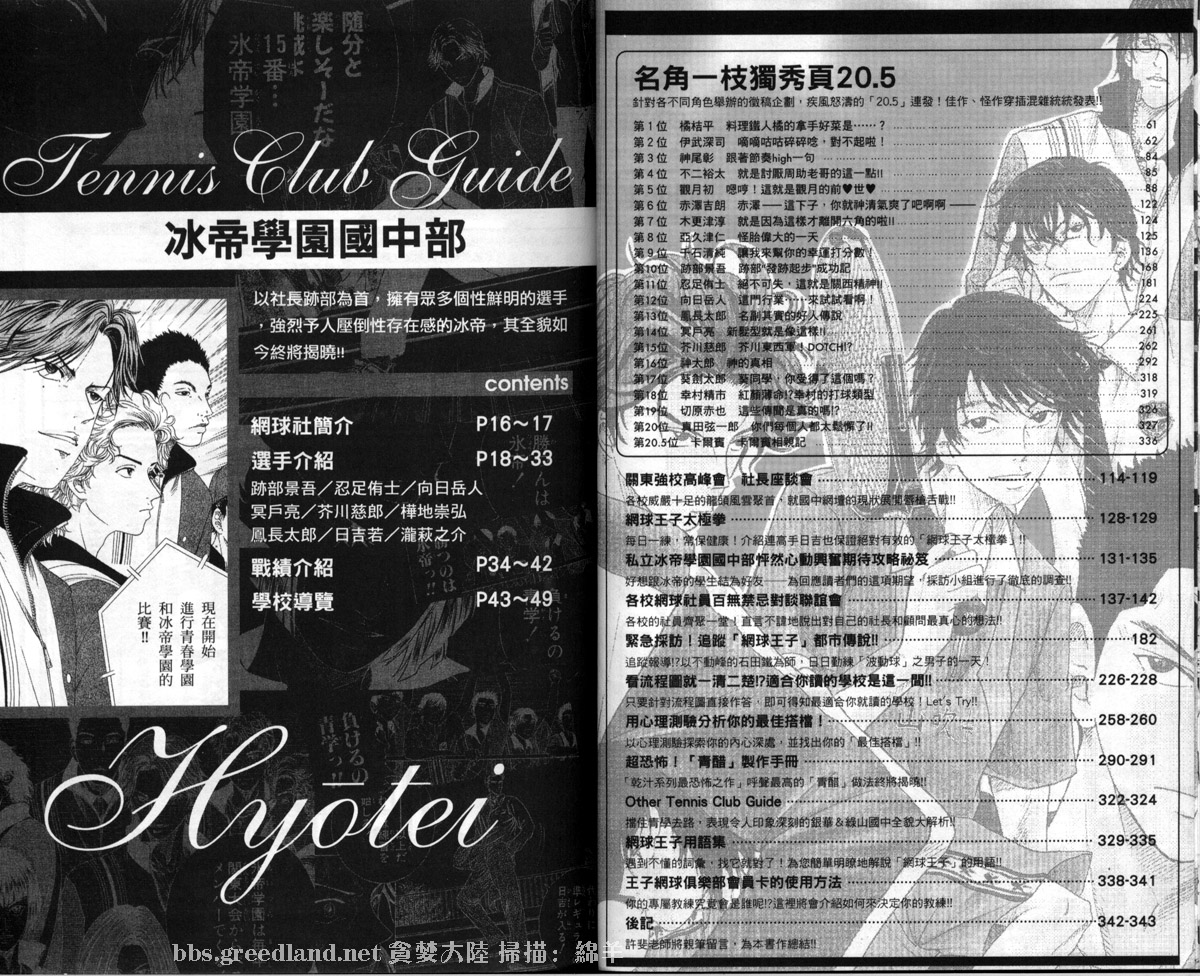 网球王子公式FANBOOK20.511