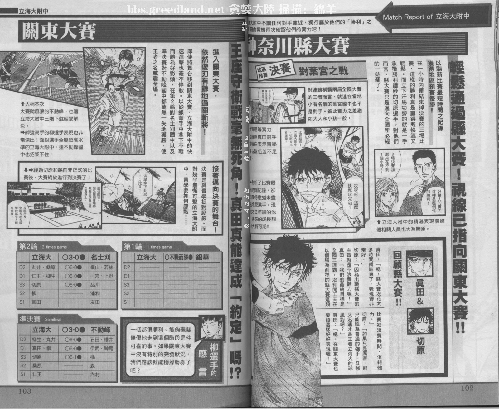 网球王子公式FANBOOK20.556