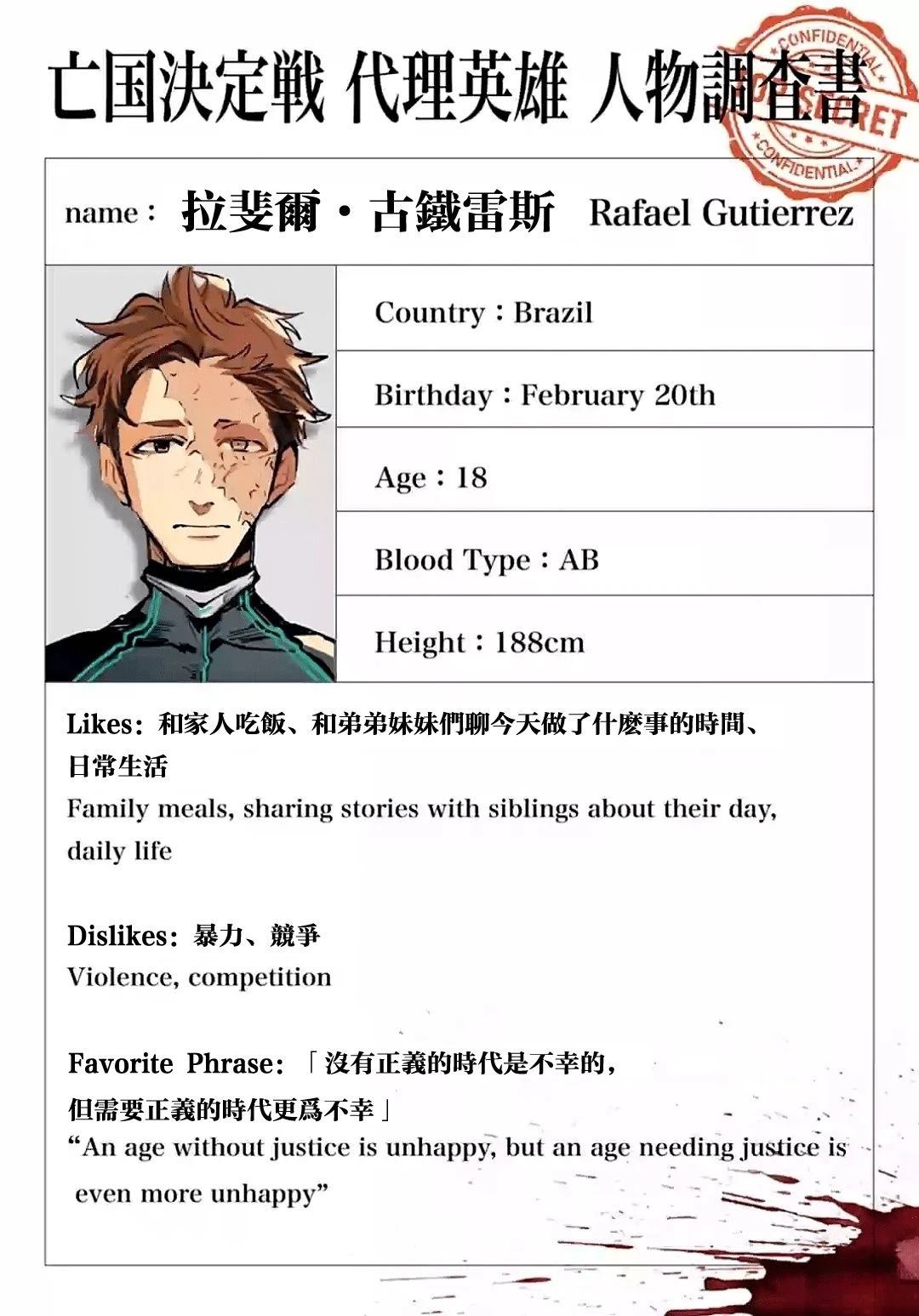 绝密代理英雄人物调查书025