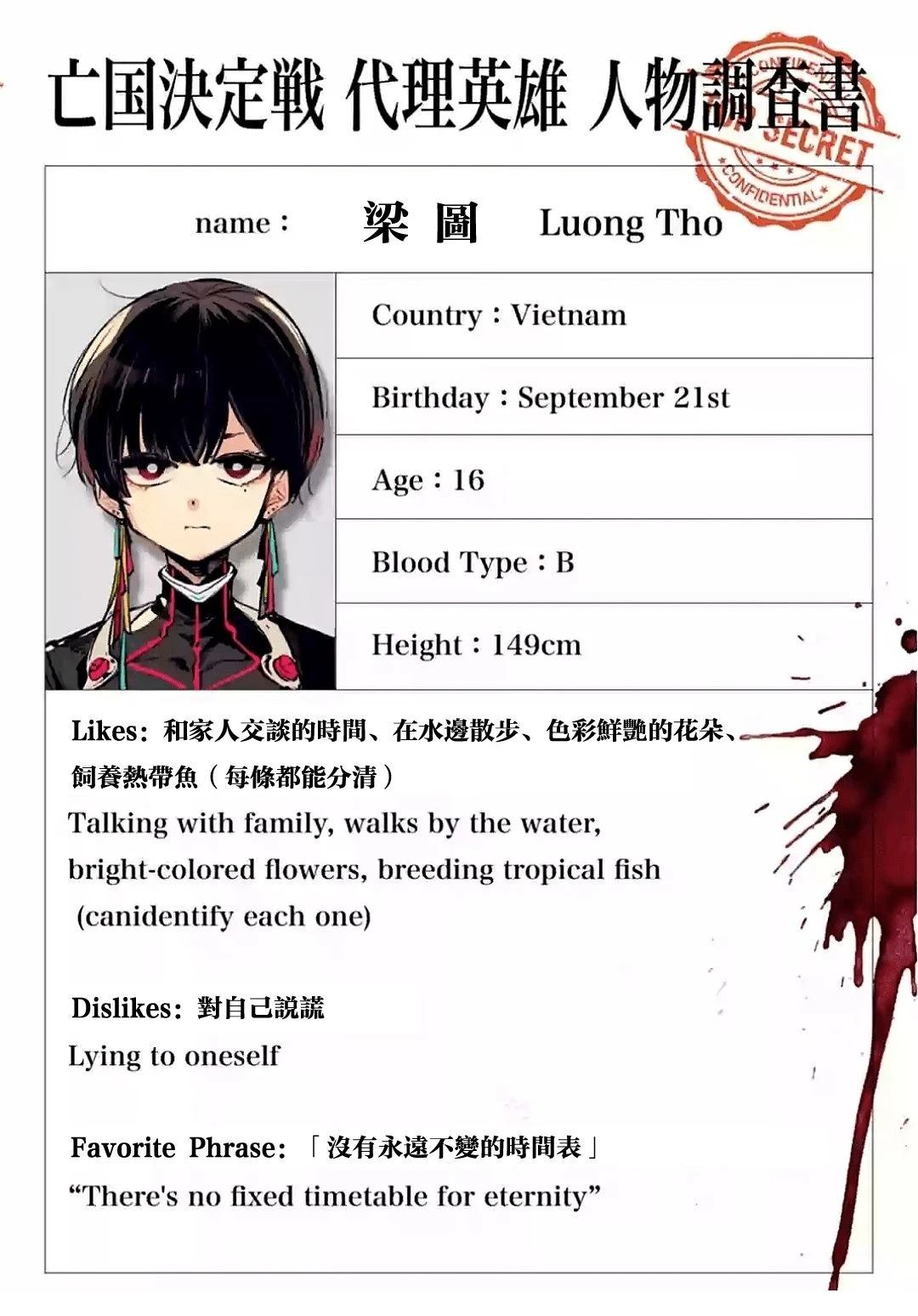 绝密代理英雄人物调查书023