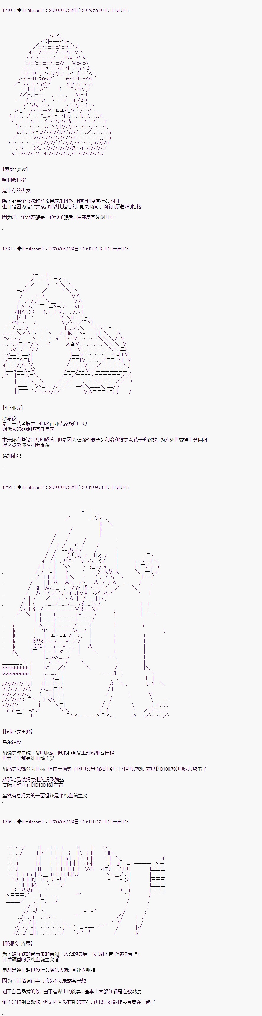 目前登场人物介绍1